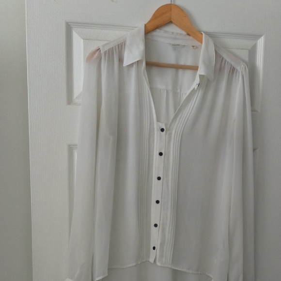 Men's White Button-Up Shirt - Picture 1 of 5